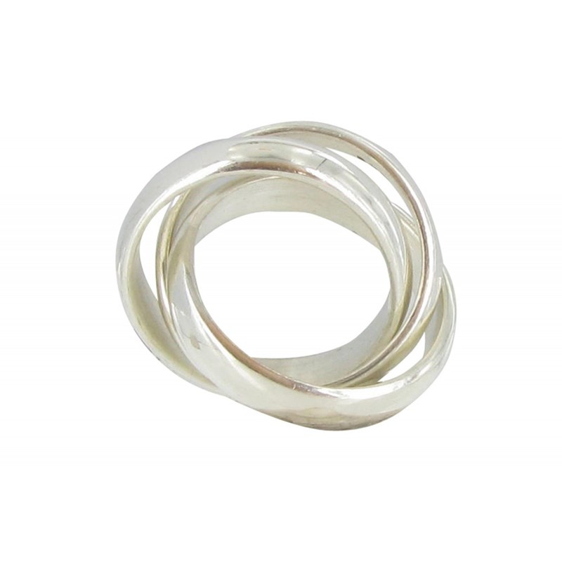 Bague Argent Trois Anneaux