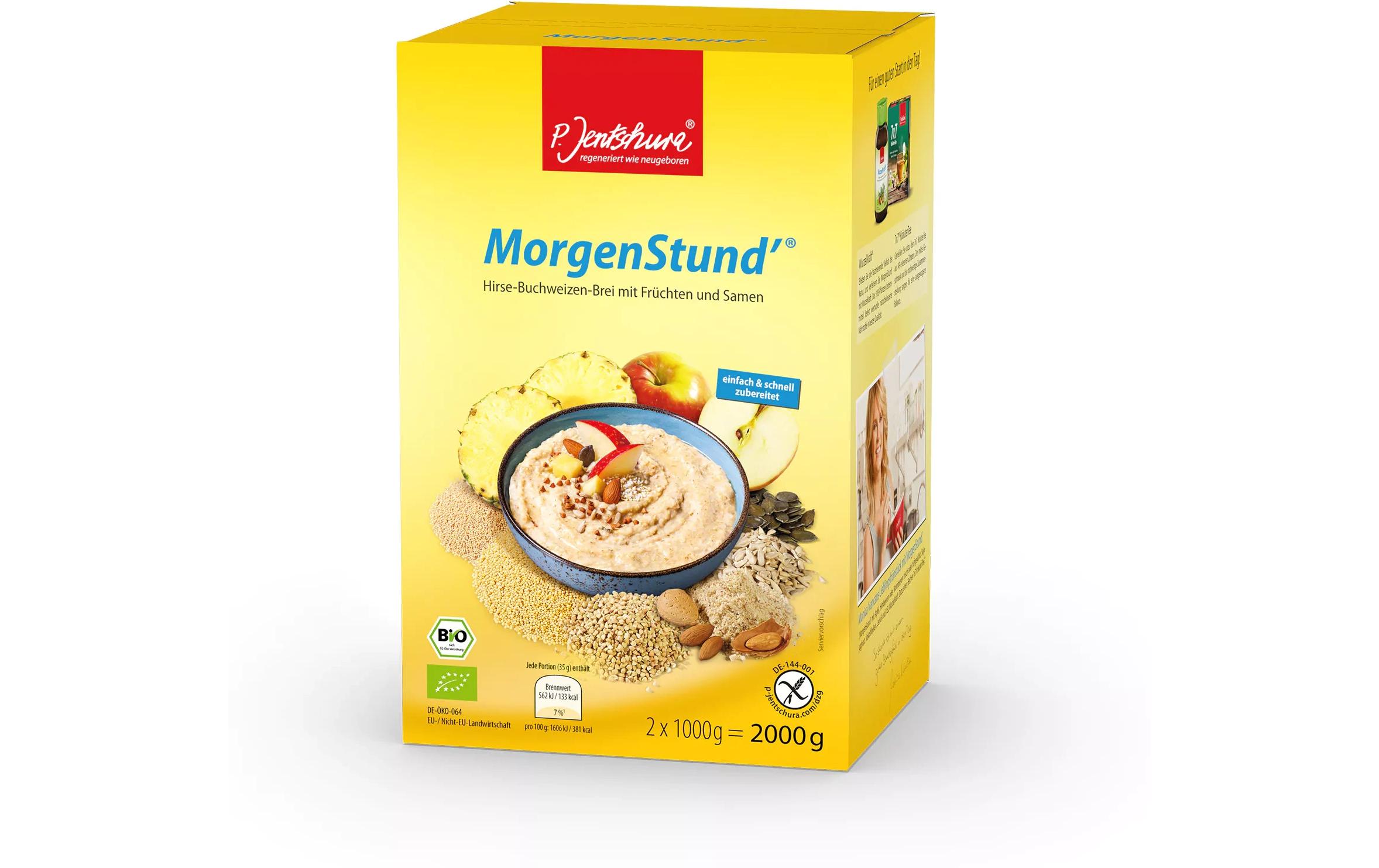 Bio Frühstücksbrei MorgenStund 2 kgHirse-Buchweizen-Brei mit Früchten und Samen