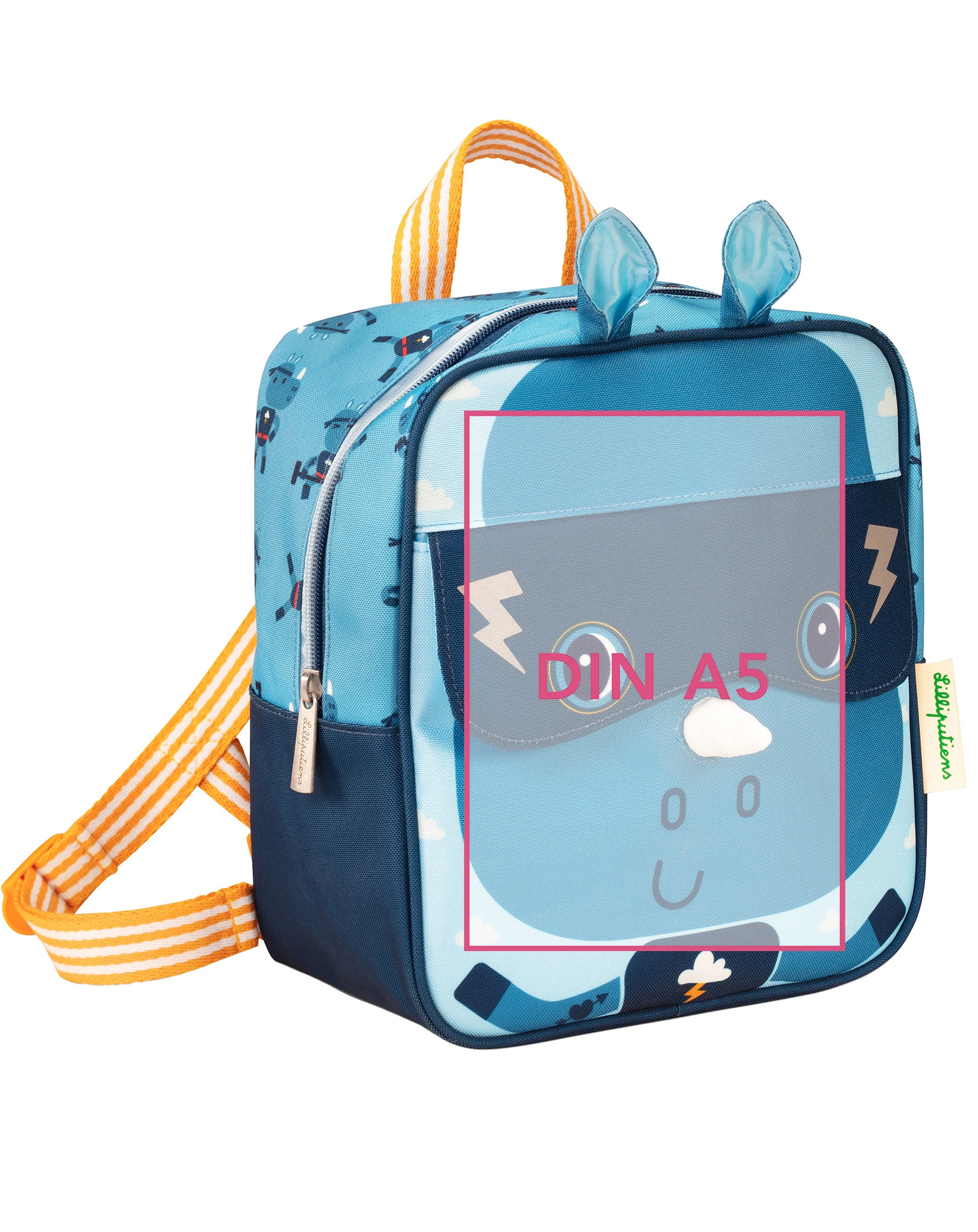Kinder Rucksack MARIUS (26x23x12) in blau