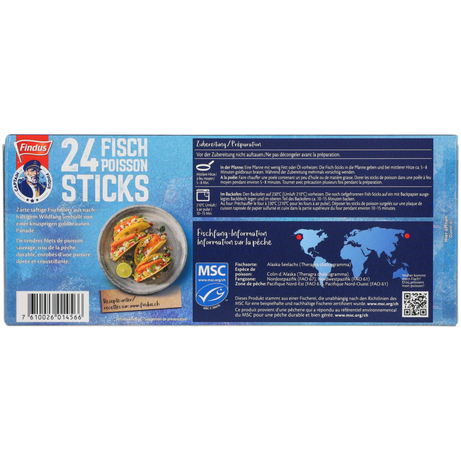 Findus Fishsticks MSC 24 Stück