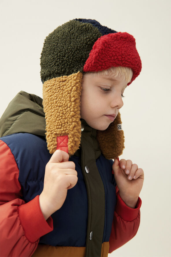 Liewood Palle Puffer Down Jacket Army brown multi mix