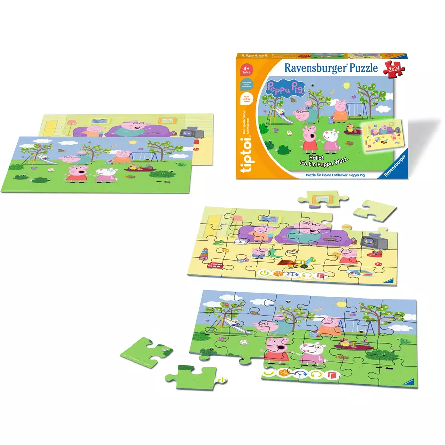 Ravensburger tiptoi® Puzzle für kleine Entdecker: Peppa Pig