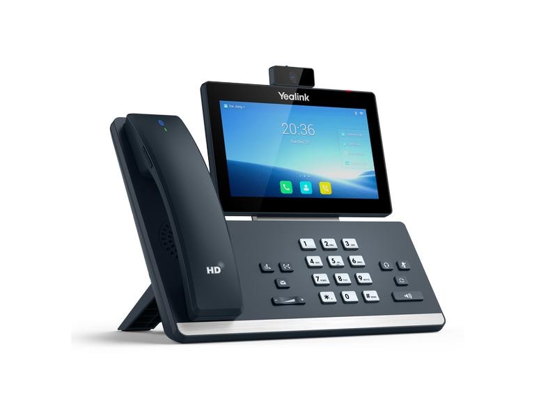 Yealink Tischtelefon T58W Pro mit Kamera Grau Einfache Audio- und visuelle Kommunikation
