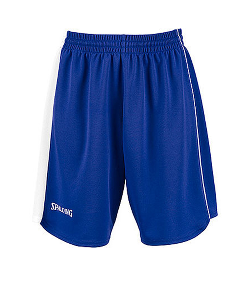 Spalding 4HER II Short Damen Blau Weiss F02