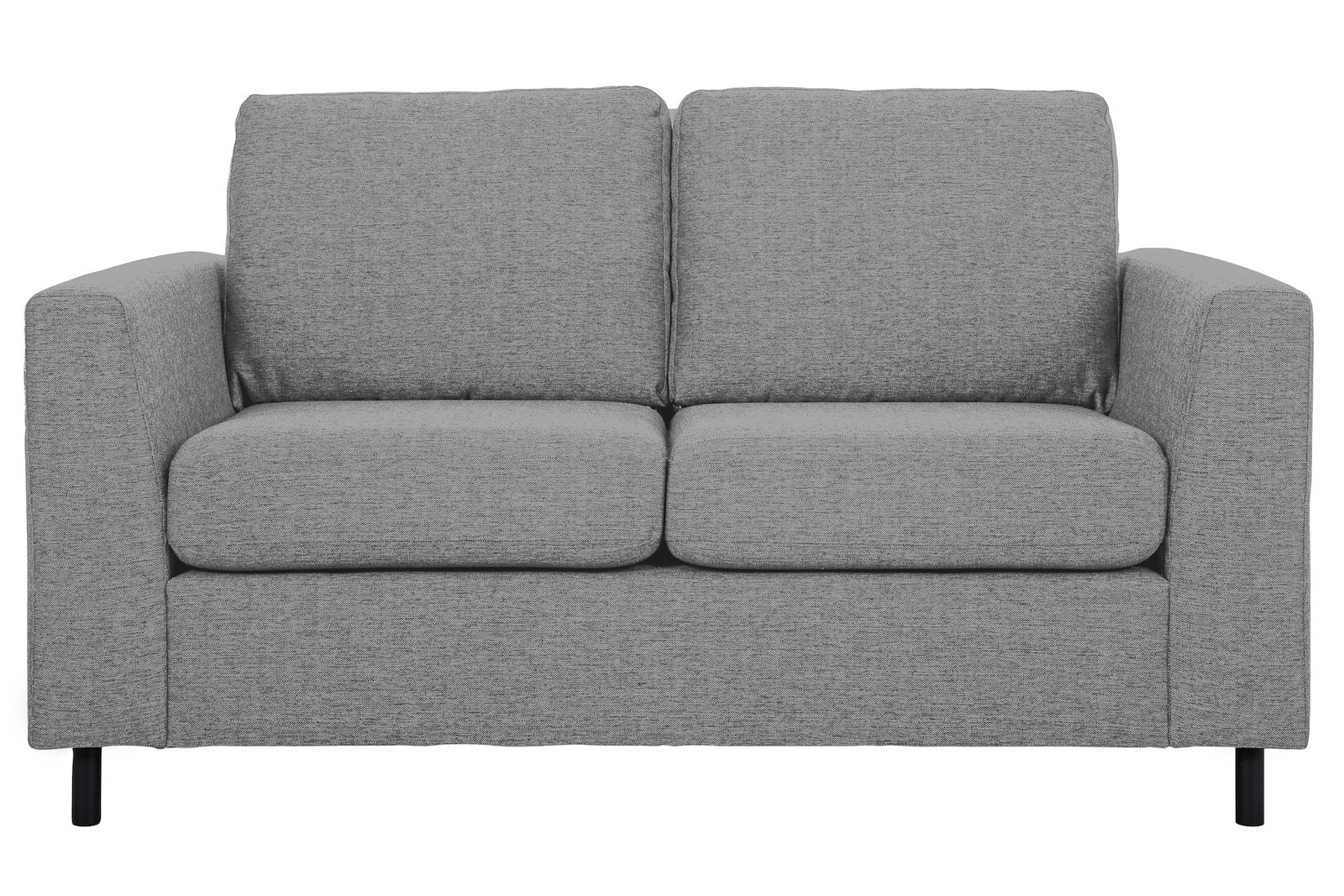 Oslo 2-seter Tekstil Neve 85 Steel Grey med sorte ben