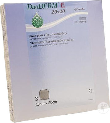 Convatec Duoderm E Hydroact 20x20cm H 7663 Pièces 3