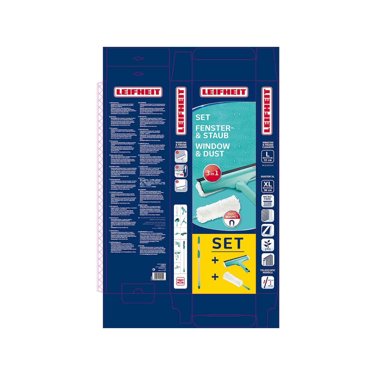 Cleaning Kit Dust/Window 3 parts