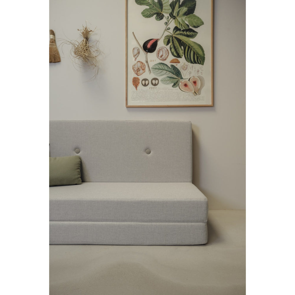 Køb by KlipKlap Foldemadras Beige With Sand KK 3 Fold 180 Cm
