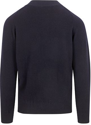 William Lockie Half Zip Pullover Lamswol Navy 7096DZ-11 Navy kopen
