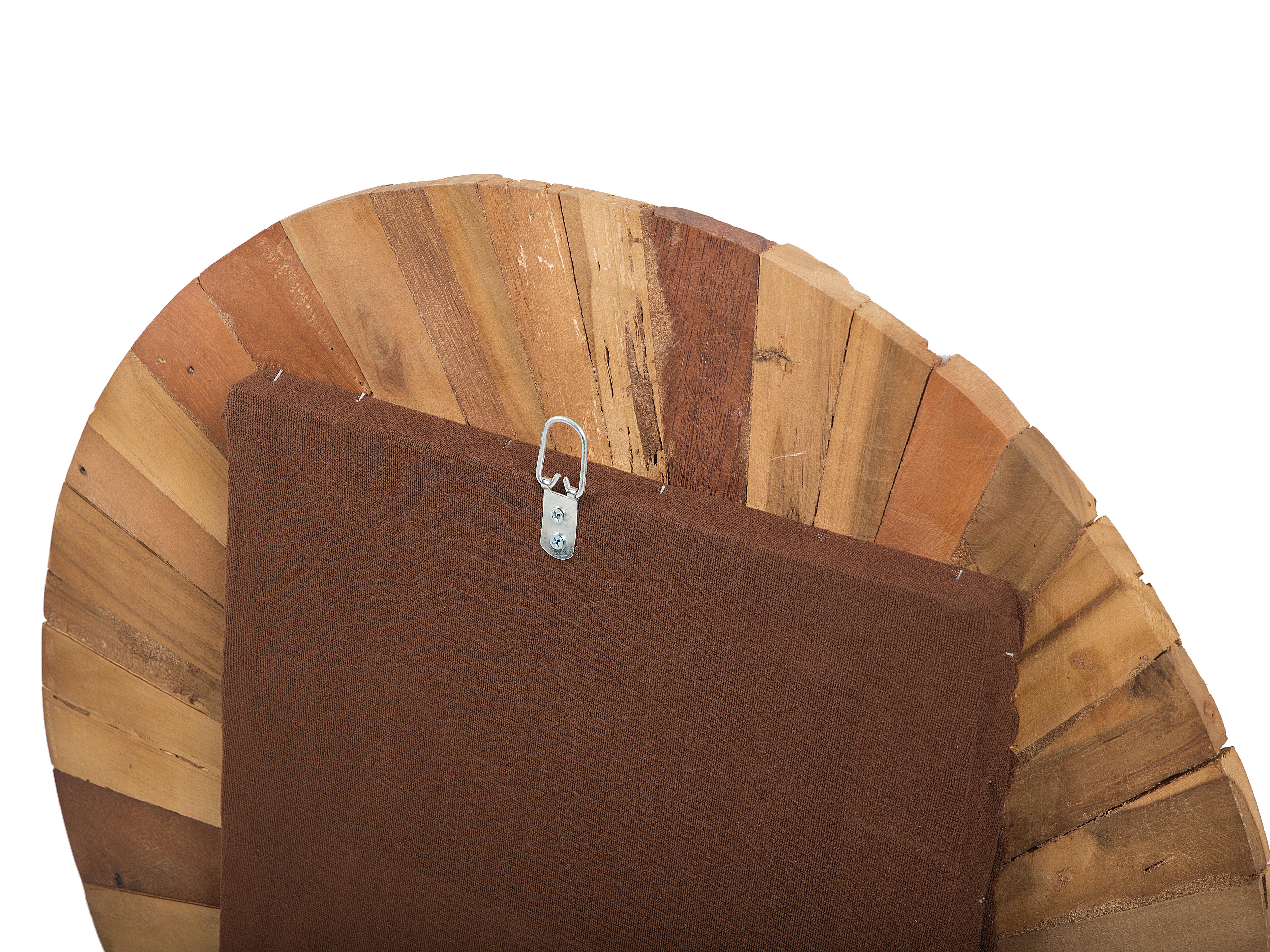 Wanddecoratie MORELIA Teakhout 60 cm Bruin