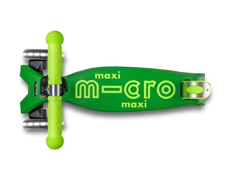 Micro Mobility Scooter Maxi Micro Deluxe Foldable Neon LED Klappbarer Scooter