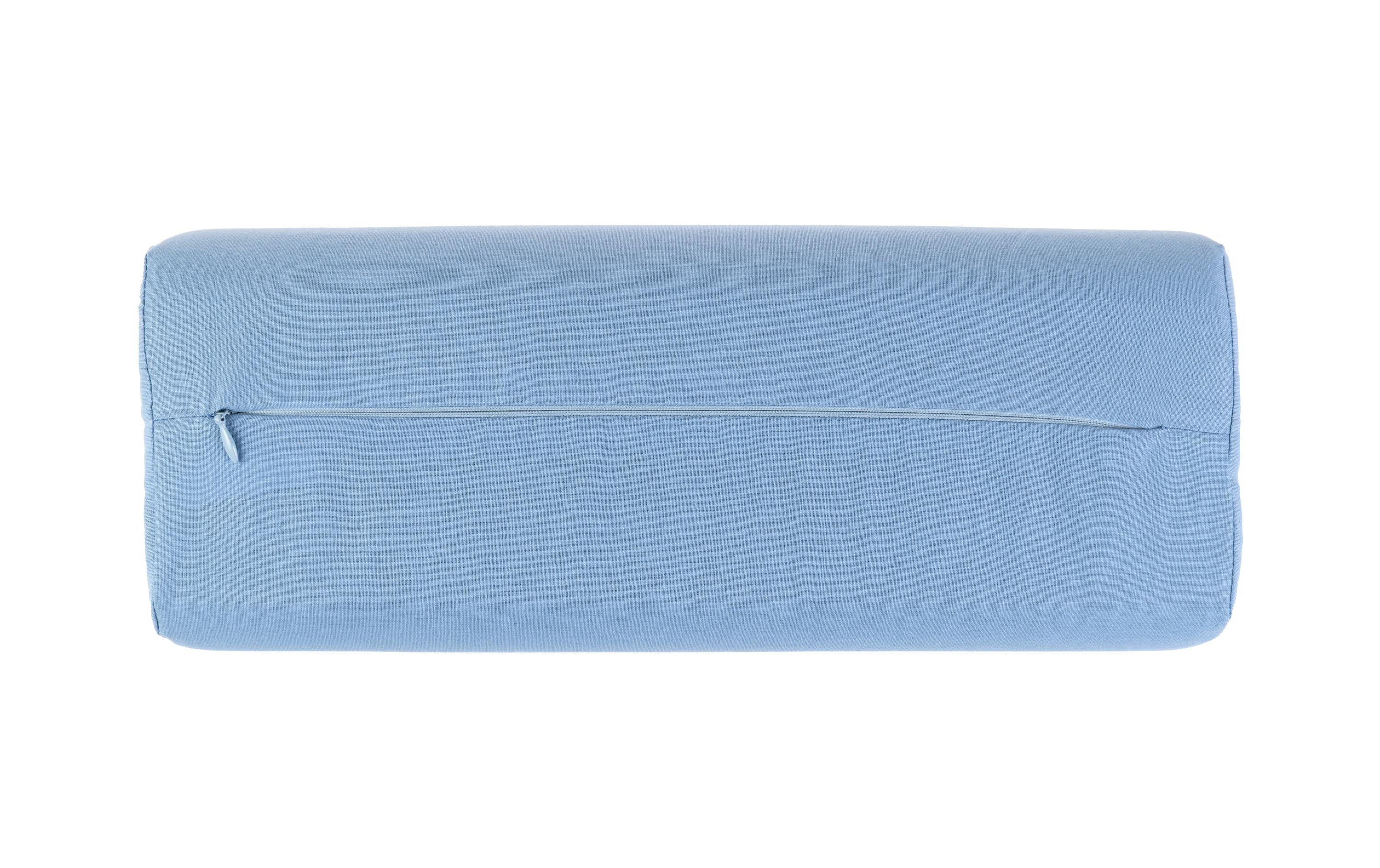 Akupressurmatte mit Kissen Blau/WeissAkupressur-Set aus Stachelmatte und Kissen