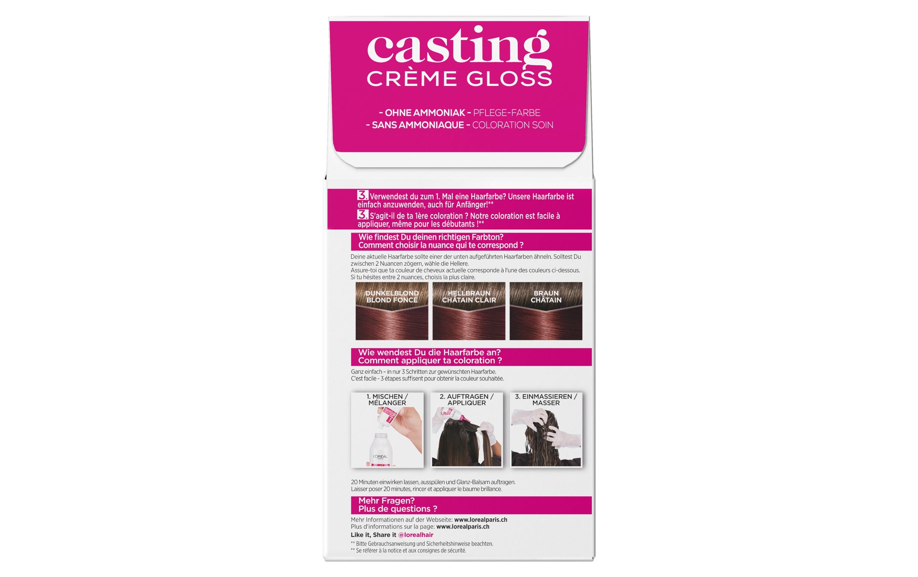 Casting Crème Gloss 550 MahagoniSemi-Permanente Haarfarbe
