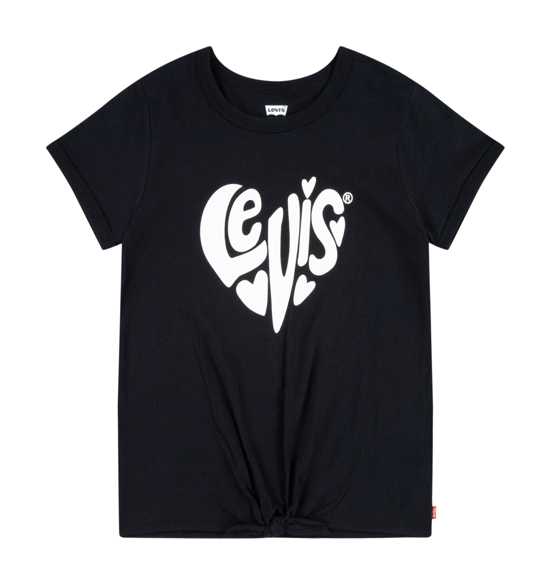 Tee-shirt sérigraphié en coton mélangé | Noir