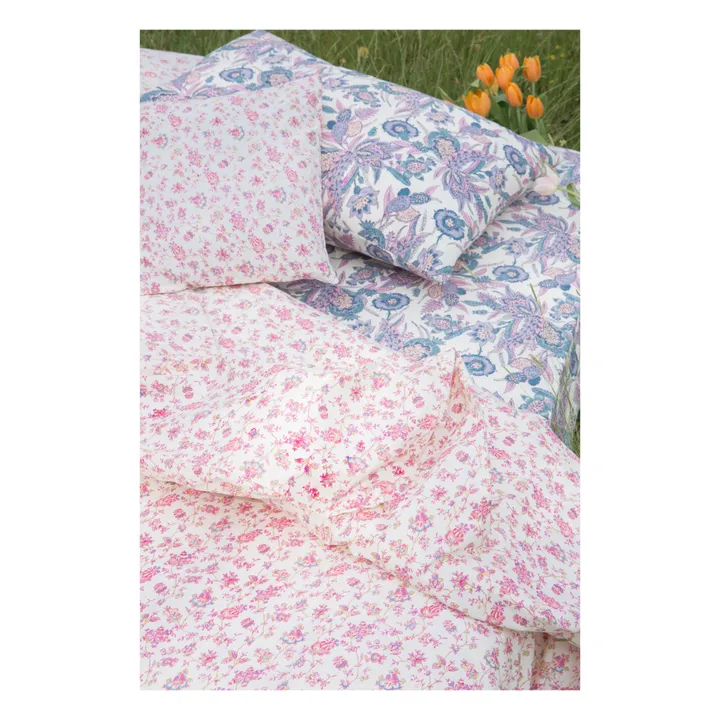 Louise Misha Drap-housse Nicole en coton bio | Violet