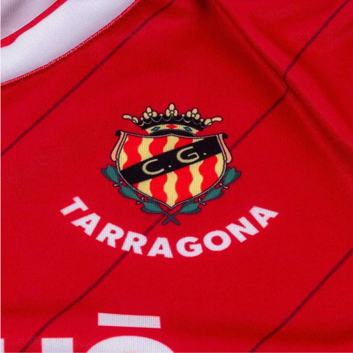 Conjunto Gimnàstic Club Gimnàstic de Tarragona Primeiro Equipamento 2023-2024 Bebé