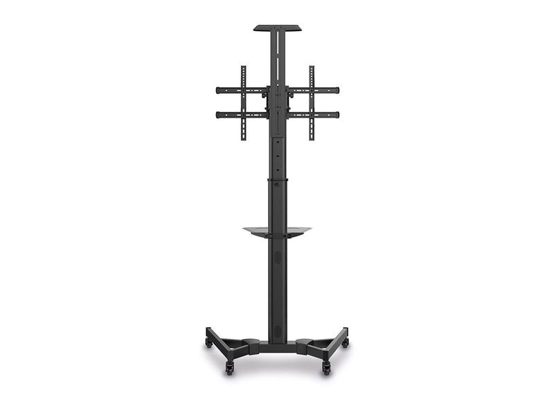 PureMounts TV-Trolley PM-CART-70B Schwarz Mobiler Bodenständer für Flachbildfernseher bis zu 70