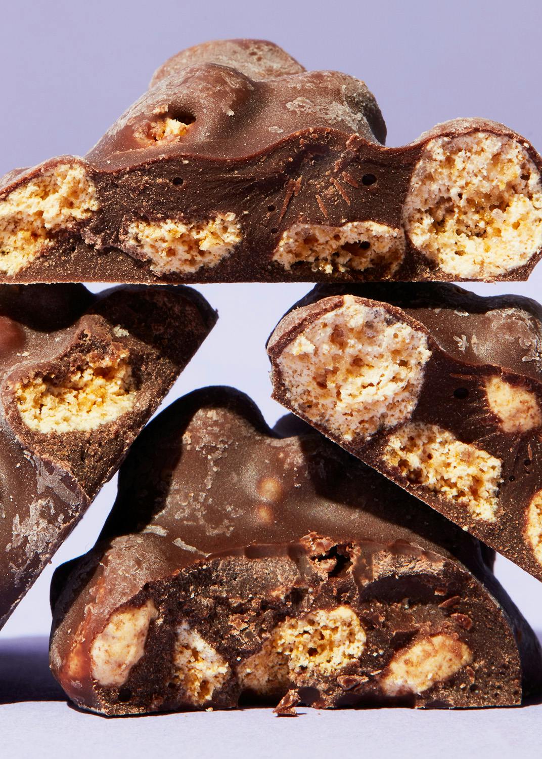 Cookie Fudge Cluster in dunkler Schokolade 1 kg