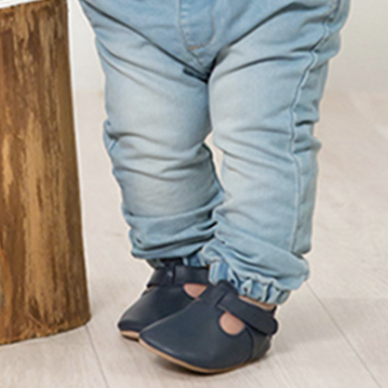 Bobux Bobux chaussons t-bar marine