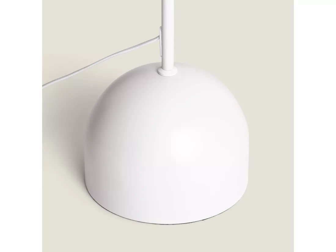 Lampadaire Métal Meetkunde Blanc