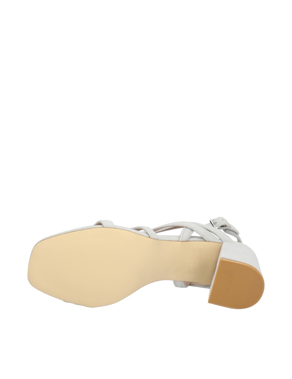 Veloursleder Sandale
