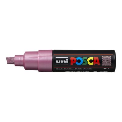 Posca - Marqueur peinture pointe large - rose métallique