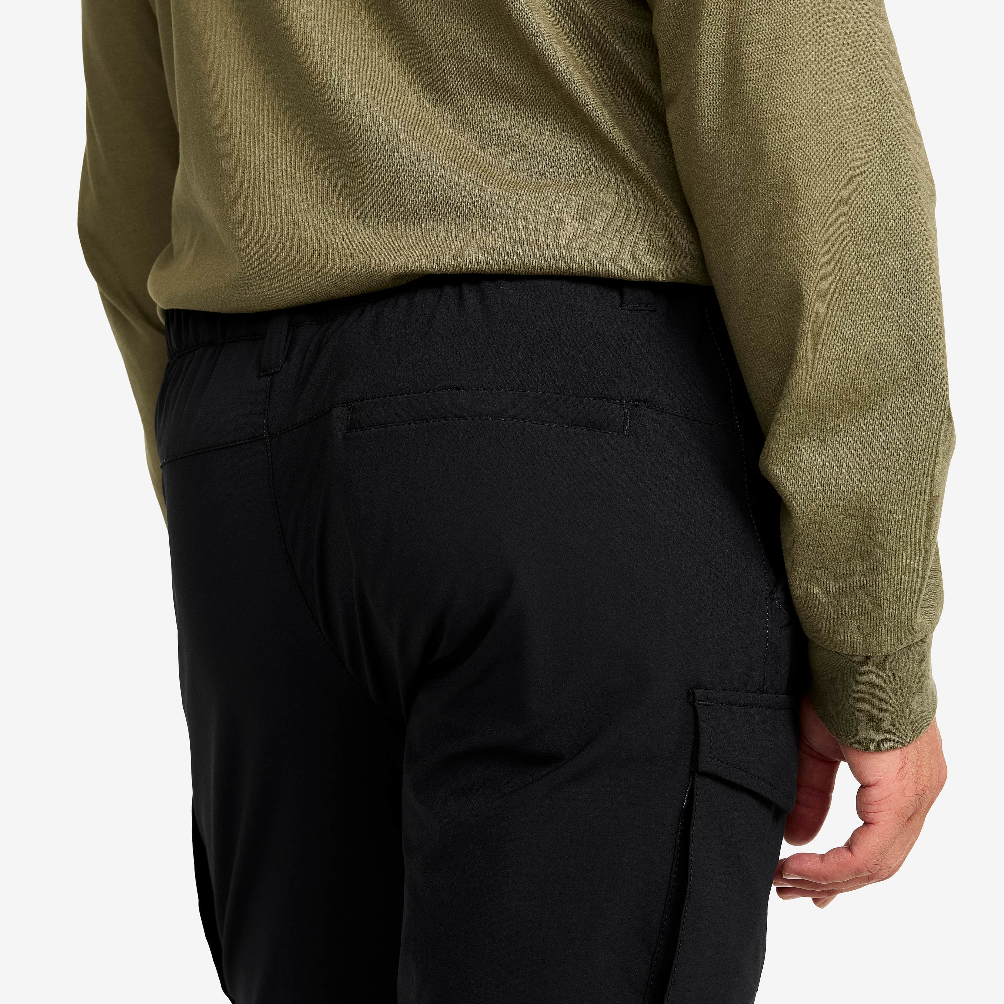 Adventure Cargo Stretch Pants Herre Black