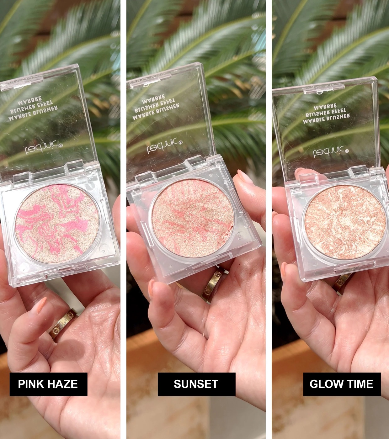 Technic Cosmetics - *Sundrenched* - Powder Blush Marble - Sunset