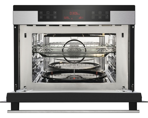 Compacte oven met magnetron Amica zonder kookplaat EBC 841 600 E, bruikbaar volume 44 l