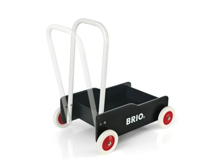 BRIO 31351 Lære-gå-vogn - Sort