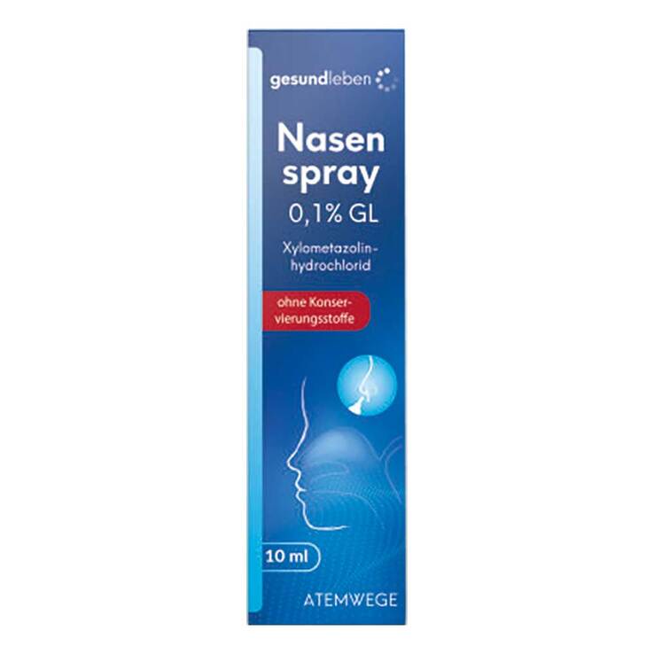 Nasenspray 0,1% GL ohne Konservierungsstoffe, 10 ml