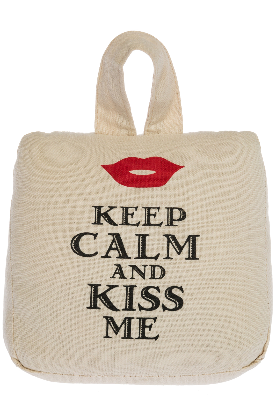 Türstopper KEEP CALM AND KISS ME - beige
