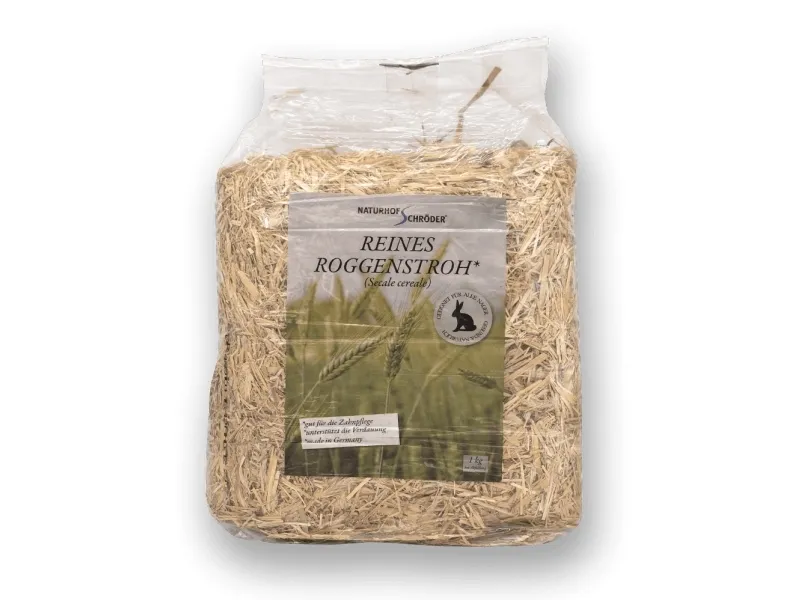 Naturhof Rene Rug-Halm - af rugstrå og rugkorn (1kg)