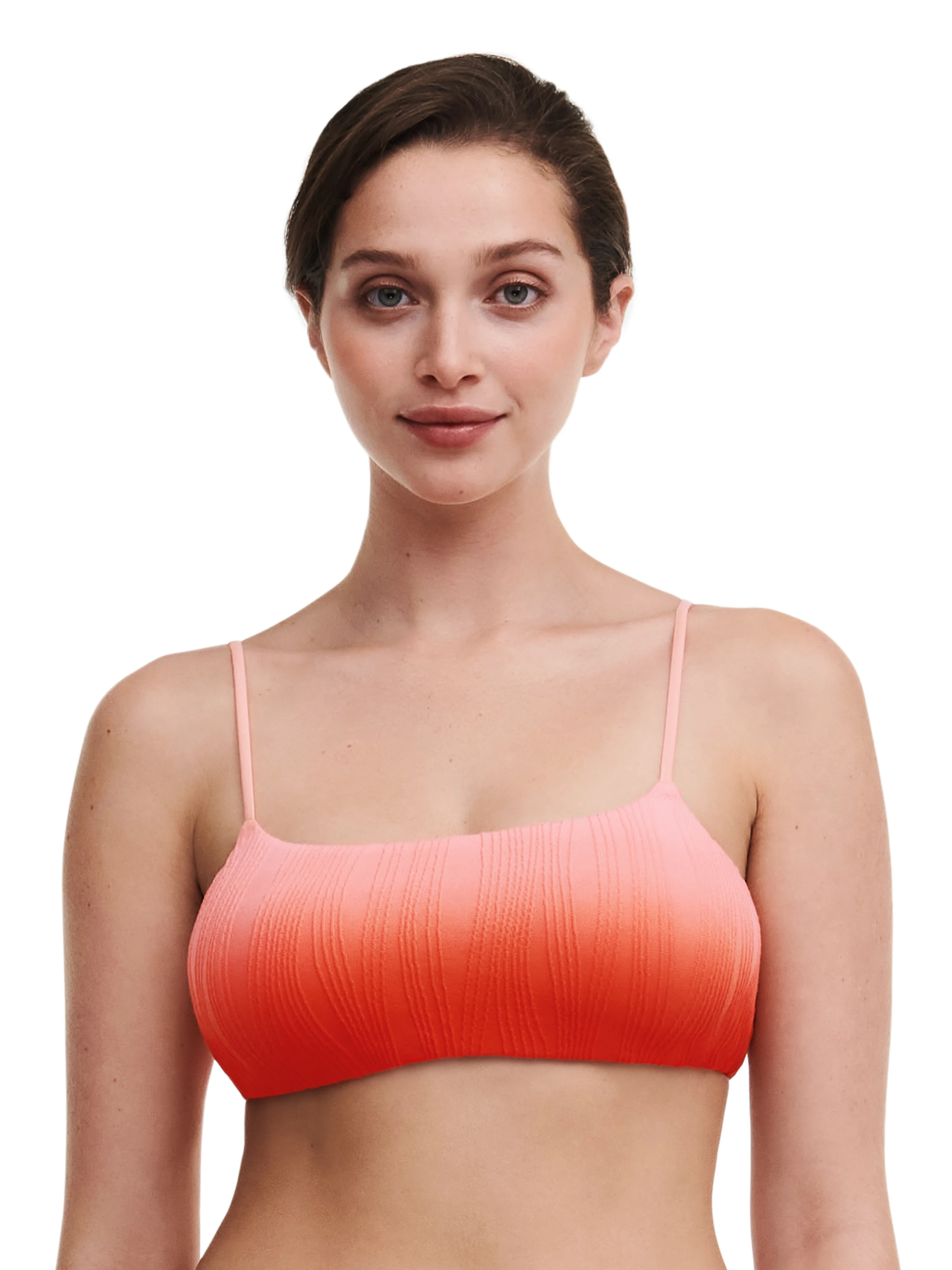 SWIM ONE SIZE - Haut de maillot de bain sans armature coques amovibles | Orange
