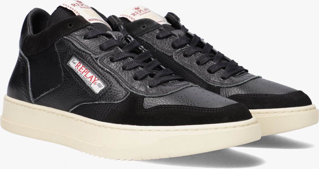 REPLAY zwarte replay hoge sneaker reload cordoba