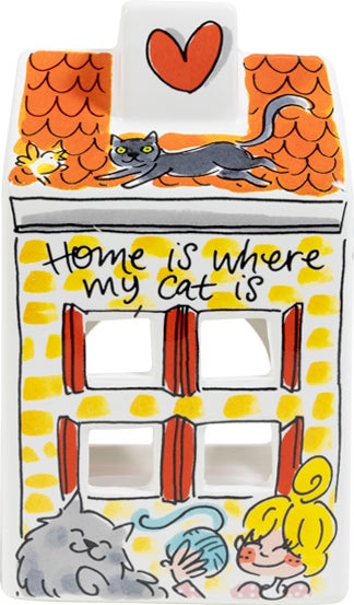 Blond Amsterdam waxinelichthouder lighthouse Cat
