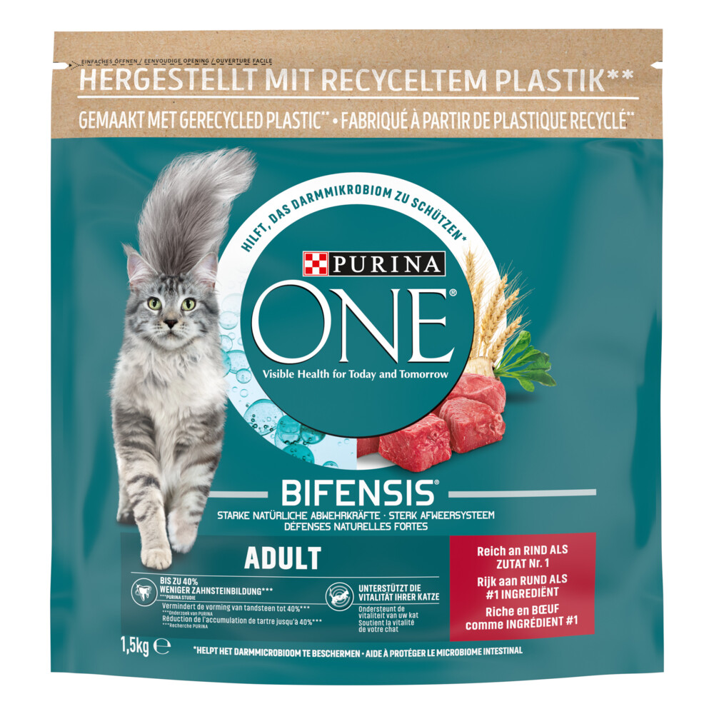 Purina ONE Adult Rund - Volkoren Granen1,5 kg