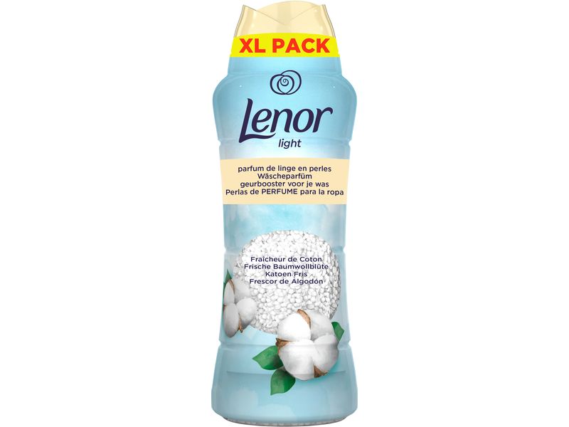 Lenor Wäscheparfüm Light Frische Baumwollblüte 495 g Wäscheperlen für frischduftende Kleidung