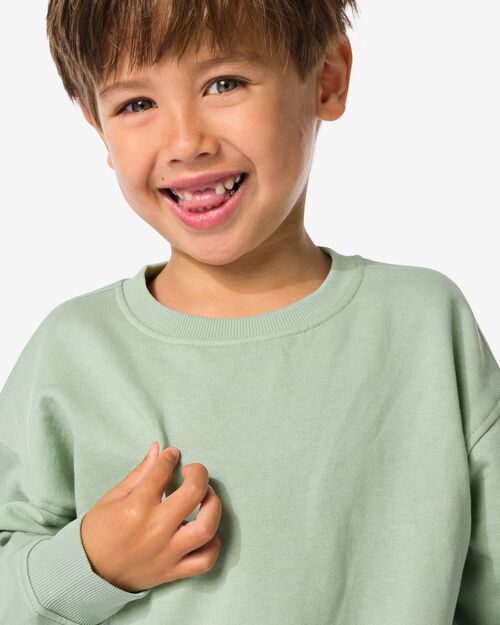 pantalon en velours côtelé enfant vert