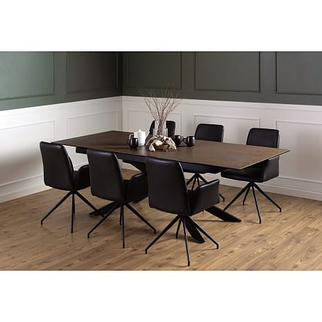 Irwine spisebord - brun