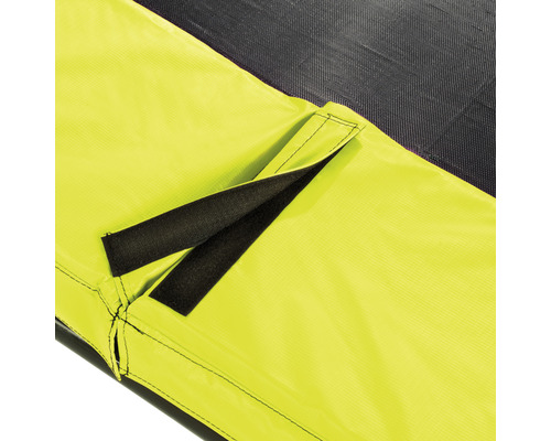 EXIT Silhouette Ground trampoline met veiligheidsnet Ø 244 cm lime