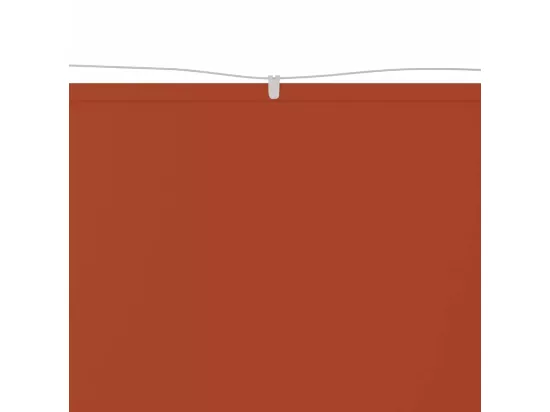 Auvent vertical Terre cuite 60x1000 cm Tissu oxford