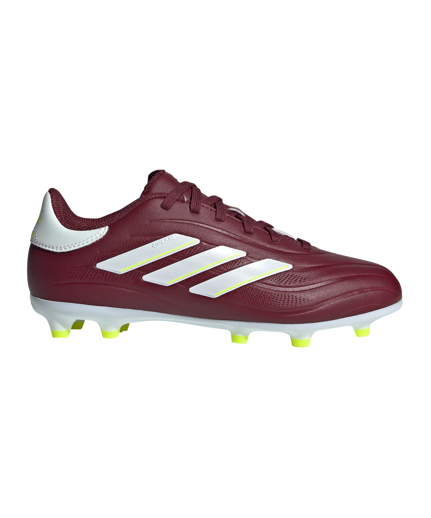 adidas COPA Pure 2 League FG Kids Energy Citrus Rot Weiss Gelb