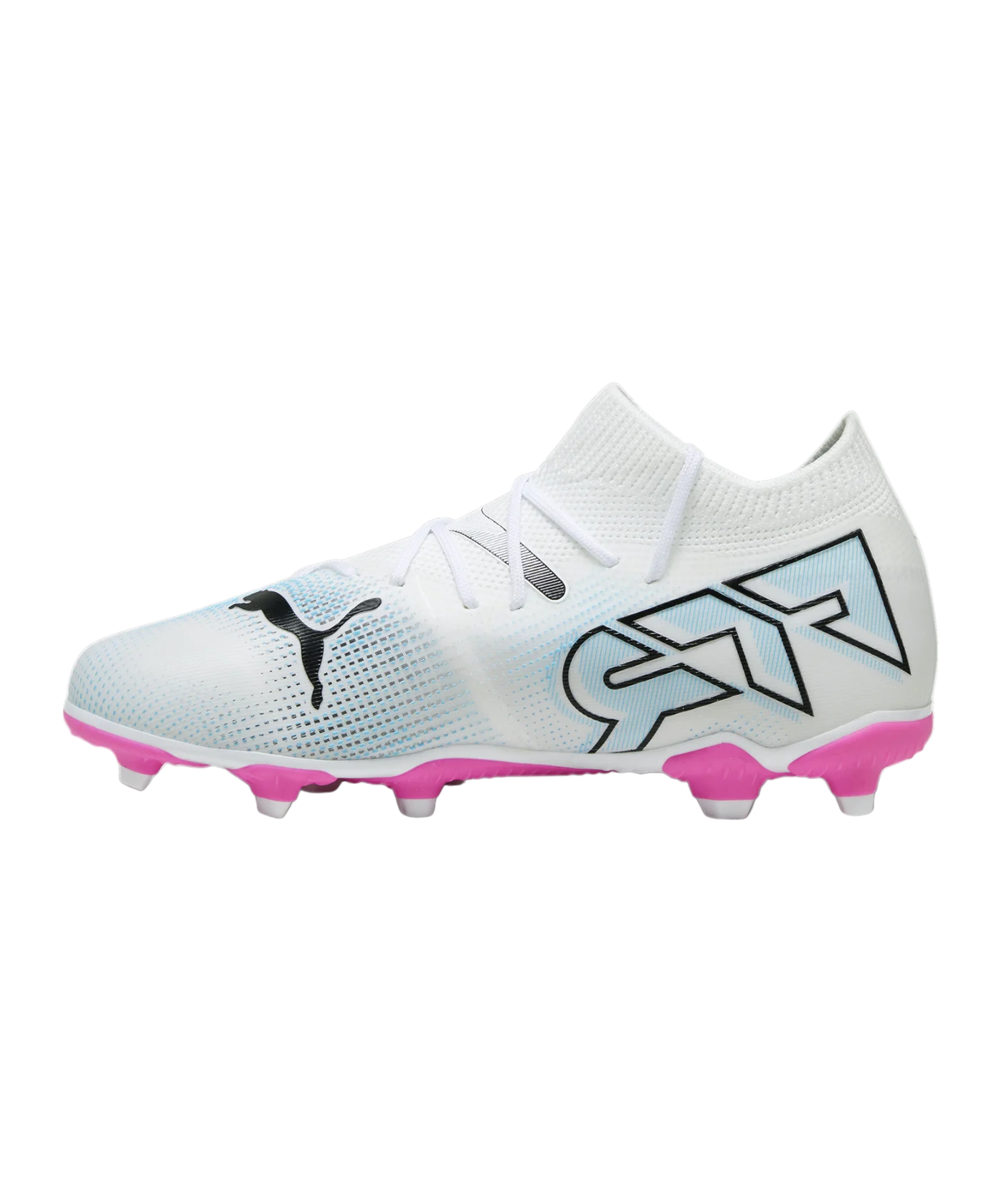 PUMA FUTURE 7 Match FG/AG Phenomenal Jr Kids Weiss Schwarz Pink F01