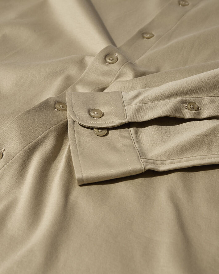 Mos Mosh Gallery MMGMarco Jersey Shirt Light sand