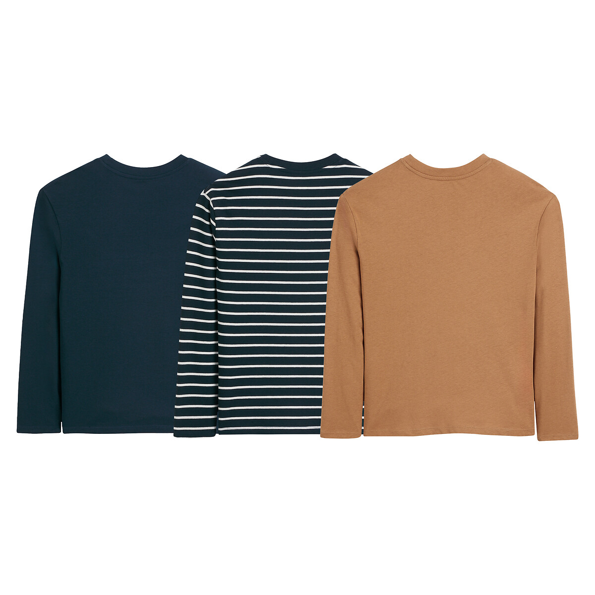 COLEÇÃO LA REDOUTE<br>Conjunto de 3 camisetas de manga comprida
