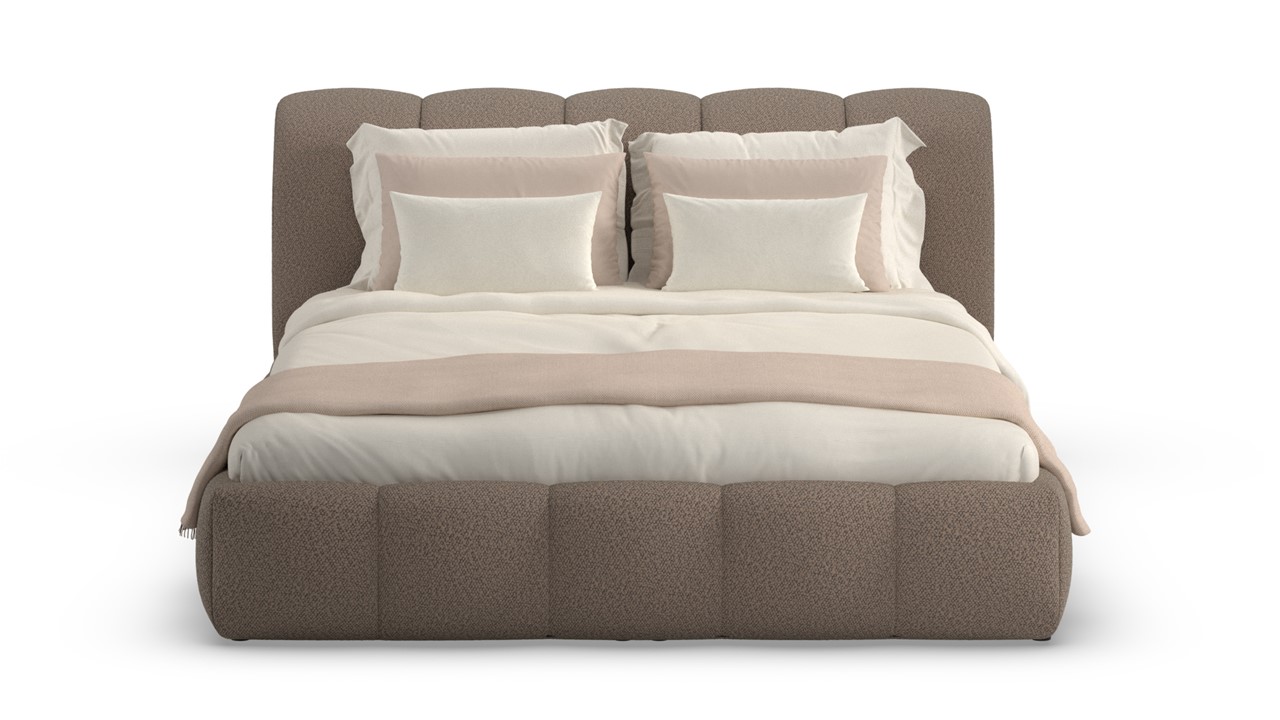 Bed Dune - Bold bouclé taupe