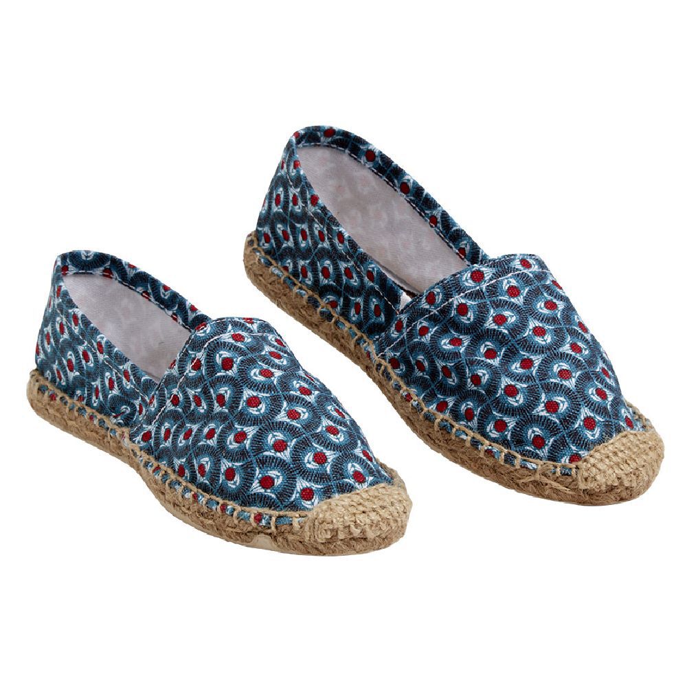 Espadrilles Femme imprimé bleu T36/40