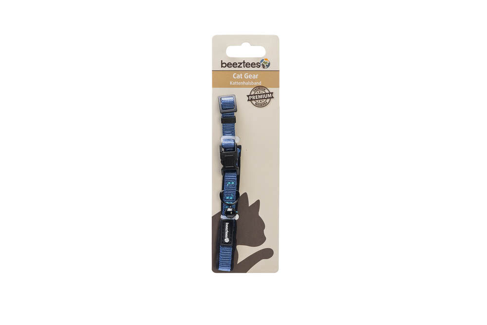 Beeztees Parinca - Kattenhalsbandje - Blauw