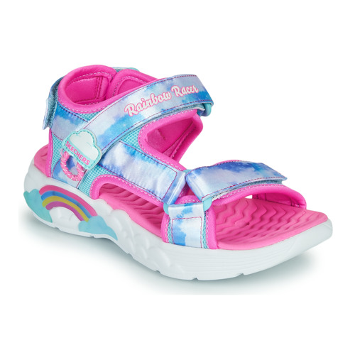 Skechers - RAINBOW RACER Plata / Rosa
